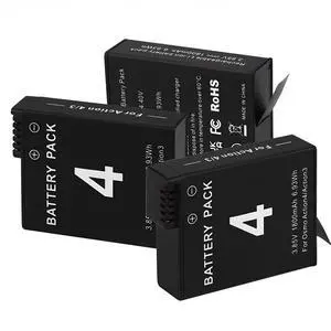 CITYORK 3 Pack Rechargeable DJI Osmo Action Batteries 3.85V 1800mAh for Osmo Action 3, Osmo Action 4