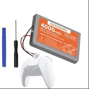 CITYORK 1-Pack PS5 Battery Replacement for Play Station5 Dual Sense CFI-ZCT1W CFI-ZCT1B CFI-ZCT1U 3.65V 4000mAh