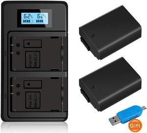 CITYORK EN-EL25 Batteries 2 Pack with LCD USB Charger For Nikon Z50 ZFC Z 50 Z FC MH-32 Camera