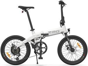 HIMO Z20 Folding E-bike - White, Range up to 80 KM, 6-Speed Shimano Transmission System, Removable 36V/10.5Ah Battery, 3 level pedal assist HD LCD Display