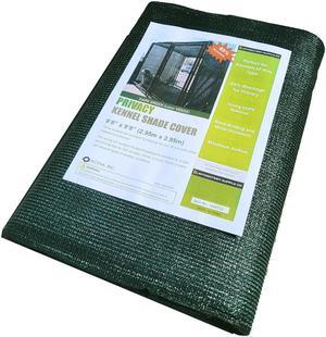 Windscreen Supply Co. Heavy Duty Mesh Kennel Shade Cover 10 ft. x 10 ft. Green - PS1010GRN
