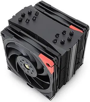 Thermalright U120EX REV.4 BLACK CPU Air Cooler, 6 Heat pipes, Dual 120mm TL-B12 EXTREM PWM Fan, Aluminium Heatsink Cover, AGHP Technology, for AMD AM4/Intel LGA 1150/1151/1155/1156/1200/2011/2066/1700