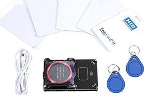 Wonvon Proxmark3 Easy V3 Kit 512k Memory PM3 ID M1 IC RFID Card Reader Writer Copier Duplicator Cloner Integrated Antenna Decryptor with 5 ID Cards 125 khz 13.56 MHz RFID Reader Develop Suit Kits