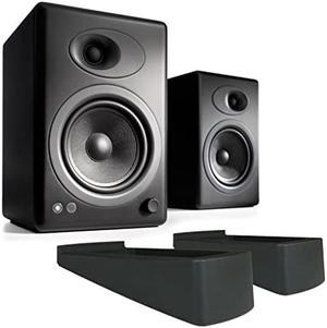 Audioengine A5+ 150W Bluetooth Speakers for Home, Studio, Gaming with  aptX-HD, Wireless Bookshelf Speakers (Bamboo, Pair)