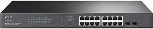 TP-Link TL-SG2218P | 16 Port Gigabit Smart Managed PoE Switch | 16 PoE+ Ports @150W, 2 SFP Slots | Support Omada SDN | PoE Recovery | IPv6 | Static Routing | 5 Year Manufacturer Warranty