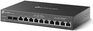 TP-Link ER7212PC | Omada Router, PoE Switch & Controller 3-in-1 Gigabit VPN Router | Up to 4 WAN | 8 PoE+ LAN Port @ 110W | Fanless | Easy Installation | Load Balance
