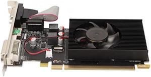 Radeon HD6450 Graphics Card, 64bit 3600MHz 2GB DDR3 Graphics Card, 4K Video Card Upgrade Computer Accessories HDML/DP/DVI, for Desktop