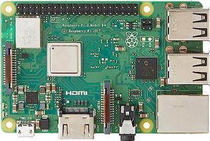 DIGISHUO Raspberry Pi 3 Model B+ Plus Board 1G Ram 400MHz Wireless LAN and Bluetooth 3B+ Version 1. 4GHz 64-bit Quad-core ARMv8 CPU