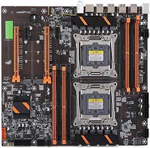 Desktop Motherboard, DDR4 LGA2011 3 CPU for Intel X99 Mainboard, Integrated RTL8111H Gigabit Network Card, M.2 NVMEPCIE X4 Channel, SATA3.0 USB3.0 6 Channel Sound Chip
