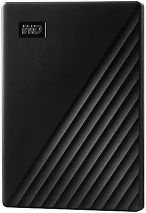 Western Digital 2TB My Passport Portable External Hard Drive with backup software and password protection, Black - WDBYVG0020BBK-WESN