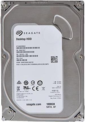 (Old Model) Seagate 1TB Desktop HDD Sata 6Gb/s 64MB Cache 3.5-Inch Internal Bare Drive (ST1000DM003)