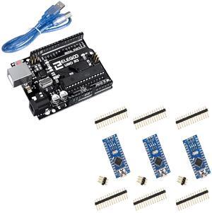 ELEGOO UNO R3 Board ATmega328P & ELEGOO Nano Board CH 340/ATmega+328P