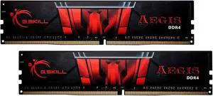 G.SKILL AEGIS Series (XMP) DDR4 RAM 16GB (2x8GB) 3200MT/s CL16-18-18-38 1.35V Intel AMD Desktop Computer Memory UDIMM (F4-3200C16D-16GIS)