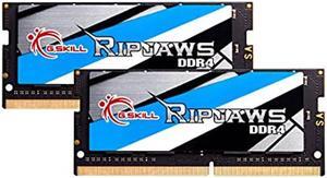 G.SKILL Ripjaws DDR4 SO-DIMM Series DDR4 RAM 32GB (2x16GB) 2666MT/s CL19-19-19-43 1.20V Unbuffered Non-ECC Notebook/Laptop Memory SODIMM (F4-2666C19D-32GRS)