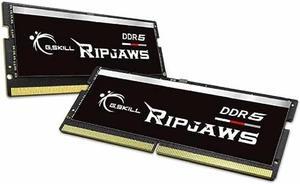 G.SKILL Ripjaws DDR5 SO-DIMM Series DDR5 RAM 32GB (2x16GB) 5600MT/s CL40-40-40-89 1.10V Unbuffered Non-ECC Notebook/Laptop Memory SODIMM (F5-5600S4040A16GX2-RS)