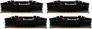 G.SKILL Ripjaws V Series (Intel XMP) DDR4 RAM 64GB (4x16GB) 3200MT/s CL16-18-18-38 1.35V Desktop Computer Memory UDIMM - Black (F4-3200C16Q-64GVK)