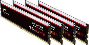 G.SKILL Zeta R5 NEO Series (AMD Expo) DDR5 RAM 64GB (4x16GB) 6000MT/s CL30-36-36-96 1.40V Desktop Computer Memory RDIMM - Black (F5-6000R3036G16GQ4-ZR5NK)