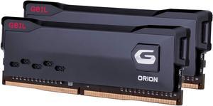 GeIL ORION DDR4 RAM, 16GB (8GBx2) 3200MHz 1.35V XMP2.0, Intel/AMD Compatible, Long DIMM High Speed Desktop Memory, Hardcore Immersive Gaming/Multimedia Content Creation/Quality Live Streaming