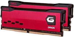 GeIL Orion DDR4 RAM, 32GB (16GBx2) 3200MHz 1.35V XMP2.0, Intel/AMD Compatible, Long DIMM High Speed Desktop Memory, Hardcore Immersive Gaming/Multimedia Content Creation/Quality Live Streaming