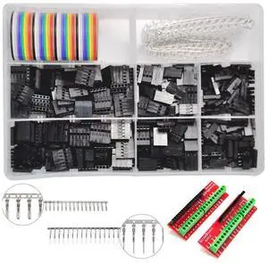 Gikfun Screw Shield Expansion Board,Dupont Wire Male Female Crimp Pins Adaptor Assortment Kit