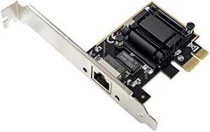 IO CREST Single Port Gigabit Ethernet PCI-e x1 Intel I211 Controller Card (SY-PEX24067)