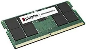 Kingston ValueRAM 16GB (2x8GB) Kit of 2 4800MT/s DDR5 Non-ECC CL40 SODIMM 1Rx16 KVR48S40BS6K2-16 Laptop Memory