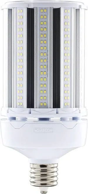 Satco S49397 Corncob LED HID Light Bulb, Mogul Extended Base, 120W, 35000 Hour Rating, 16560L, Natural Light