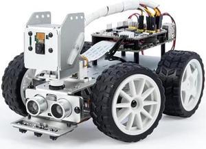 SunFounder Smart Video Robot Car Kit for Raspberry Pi 4/3B+/3B/Zero 2W, Python/Blockly (Scratch), Video Courses, Rechargeable Batteries, Ideal for Engineers and Students (Raspberry Pi NOT Included)