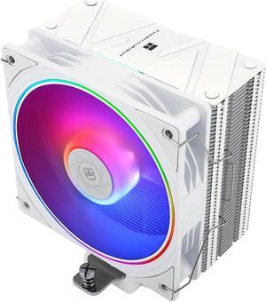 Thermalright Assassin Spirit 120 EVO White ARGB CPU Cooler, 120mm PWM Quiet ARGB Fan CPU Air Cooler, AGHP 4th Technology, Support Intel lga1700/1150/1151/1200&AMD:AM4/AM5, Computer Cooler