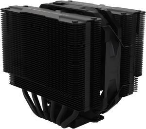 Thermalright Peerless Assassin 120 Mini Black CPU Air Cooler, 6 Heat Pipes Dual Towers Cooler, with Dual TL-D12B PWM Fans, Desktop PC Cooler for Intel LGA 1851/1700/1150/1151/1200/2011,AMD:AM4/AM5