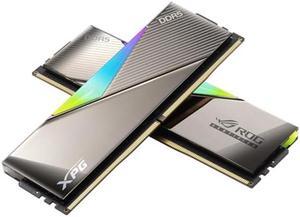 XPG Lancer ROG DDR5 6600MT/s 32GB (2x16GB) CL32 UDIMM 288-Pins Desktop SDRAM DDR5 Dual Channel RAM Kit Heatsink (AX5U6600C3216G-DCLARROG)