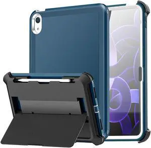 AICase for iPad (A16) 11th Generation 2025/iPad 10th Generation Case 2022 with Belt Clip iPad 10.9 Inch Case Heavy Duty Shockproof Triple Layer Defense with Built-in Screen Protector Full-Body Rugged