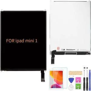 A-MIND Screen Replacement for IPad Mini 1 A1432 A1455 A1454 7.9inch LCD Display(LCD Only) for iPad Mini 1st LCD Panel Repair Parts Kit,with Screen Protector+Tools