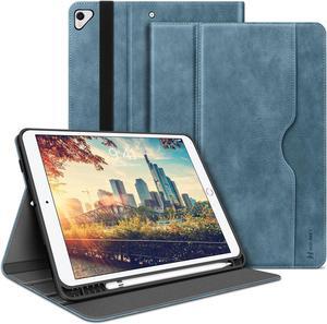 HOLIMET iPad Air 3rd Generation Case, iPad Pro 10.5 inch Case with Pencil Holder Soft TPU Stand Smart Cover, Auto Wake/Sleep Stand for 10.5" iPad Air 3 2019 / iPad Pro 2017 (Blue)