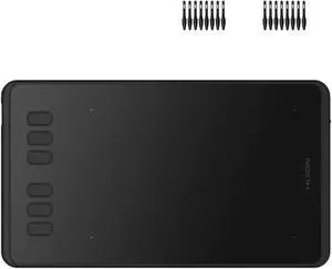 HUION Inspiroy H640P Graphics Drawing Tablet and 10 Pack Replacement Nibs PN04 for Linux, Windows, Mac and Android