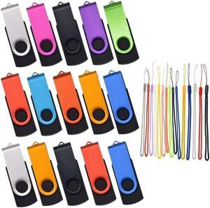 15 Pack 8GB Flash Drive USB 2.0 Thumb Drives Bulk