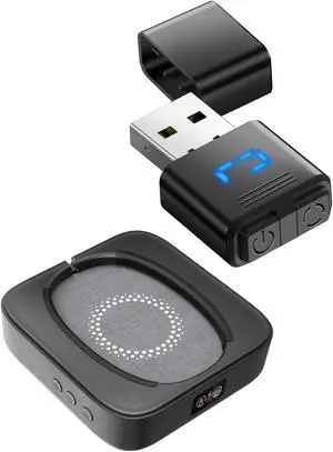 meatanty 100% Undetectable Tiny USB Mouse Jiggler and Physical Mouse Mover Moves Mouse Randomly, Automatic Mouse Mover with ON/Off Button and Display, Driver-Free, Plug-and-Play Keeps PC/Laptop Awake