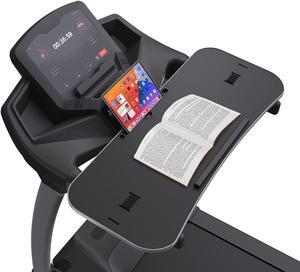 Miden Treadmill Desk Attachment, Universal Treadmill Laptop Desk, Treadmill Laptop Holder, Ergonomic Platform for Notebooks, Tablets, Laptops, Workstation for Treadmill Handlebars up to 36 inches