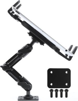 Industrial Metal Drill Base Tablet Mount - By TACKFORM [Enduro Series] - iPad Holder for wall or truck. ELD Mount | Compatible with iPad Mini, IPad Pro 12.9, Galaxy S, Surface Pro & Switch