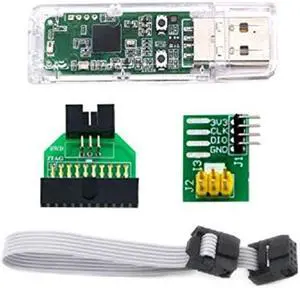 Taidacent nRF52840 USB Dongle Bluetooth Low Energy Desktop nRF Connect Bluetooth 5.0 Dongle with Shell Low-Cost BLE Debugging Tool can be BLE Protocol Analysis Tool (Dongle+Adapter+Line)