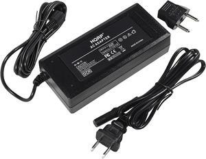 HQRP AC Adapter/Power Supply Compatible with Nikon EH-6 / EH-6A D2 D2H D2Hs D2X D2Xs D3 D3S D3X D200 Digital Camera with USA Cord & Euro Plug Adapter