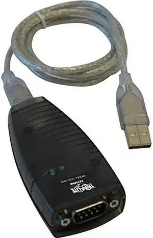 Tripp Lite Keyspan High-Speed USB to Serial Adapter, PC & Mac, USB-A to DB9 RS232 Male, 3 Foot / 0.91 Meter Cable, 3-Year Warranty (USA-19HS)