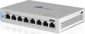 Ubiquiti UniFi US-8 PoE Powered 8 Port Managed Gigabit Switch with PoE Passthrough