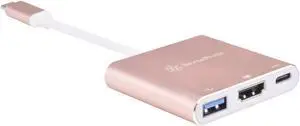 SilverStone Technology USB Type-C Multi-Purpose Hub, Pink (EP08P)