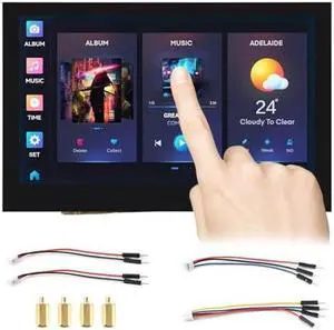 Waveshare ESP32-S3 4.3inch Capacitive Touch Display Development Board, 800x480, 5-Point Touch, 32-Bit LX7 Dual-Core Processor, Up to 240MHz Frequency, Supports WiFi & Bluetooth, with Onboard Antenna