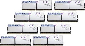 G.SKILL Trident Z Royal Series (Intel XMP) DDR4 RAM 256GB (8x32GB) 3600MT/s CL18-22-22-42 1.35V Desktop Computer Memory UDIMM - Silver (F4-3600C18Q2-256GTRS)