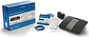 Linksys AC1750 Wi-Fi Wireless Dual-Band+ Gigabit Router + AC1200 Boost EX Dual-Band Wi-Fi Range Extender Combo Pack (EA6700 + RE6400), Smart WiFi App Enabled Router with Range Extender