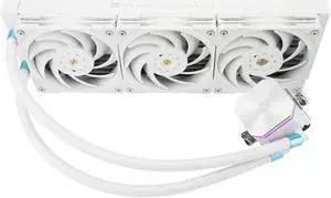 Thermalright Frozen Edge 360 White Liquid CPU Water Cooler with 120mm PWM Fan,360 White Cold Row Specification,Integrated Water-Cooler Heatsink for AM4/AM5,Intel LGA1700/1851/1150/1151/1200/2011