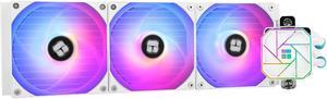 Thermalright Aqua Elite 360 White V3 Water Cooling CPU Cooler 3 PWM ARGB Fans with S-FDB Bearings,Efficient PWM Controlled Pump,for AMD/AM4/AM5, Intel LGA1150/1151/1200/2011/1700, (AE360 White V3)