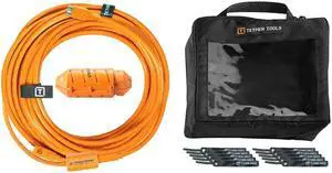 Tether Tools TetherBoost Pro USB-C Cable System 31 ft. (9.4m) with Core Controller, & TetherGuard Extension Lock (USB-C to Micro-B) - Orange